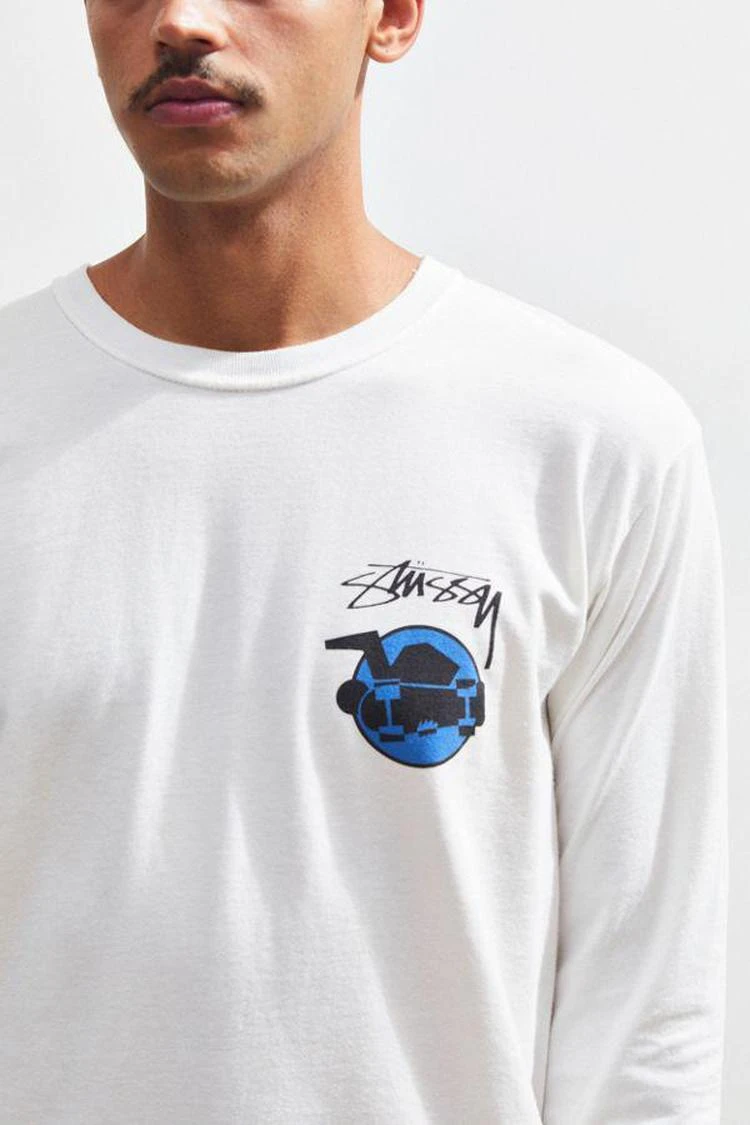 商品STUSSY|Stussy Skateman Long Sleeve Tee,价格¥333,第3张图片详细描述