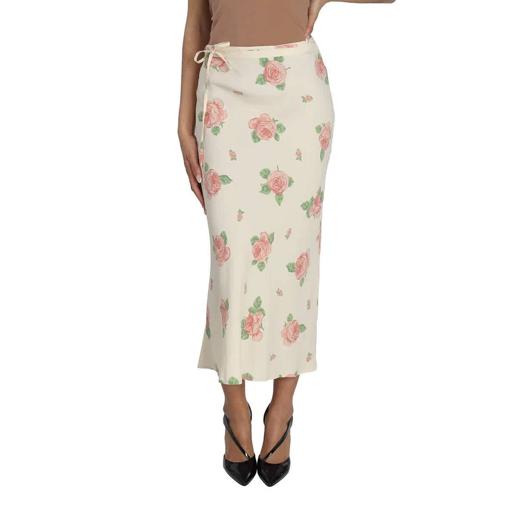商品Rouje|Ladies Rose Vintage Ecru Carina Skirt,价格¥444,第1张图片
