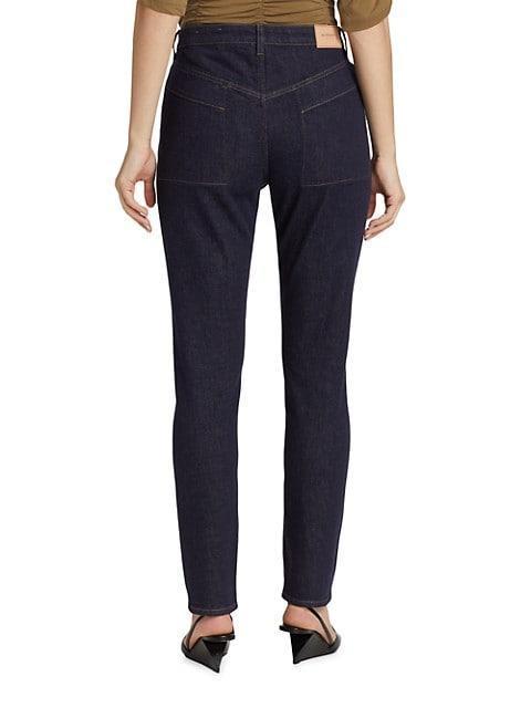 商品Burberry|Felicity High-Rise Slim-Leg Jeans,价格¥4236,第6张图片详细描述