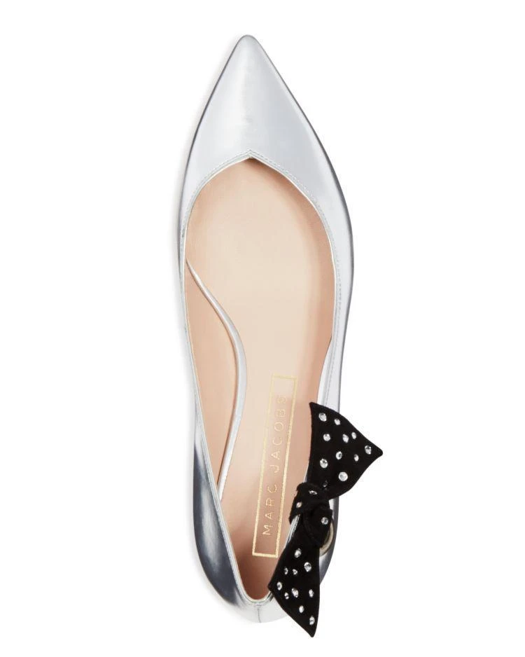 商品Marc Jacobs|MARC JACOBS Ally Pointed Toe Kitten Heel Pumps,价格¥1925,第3张图片详细描述