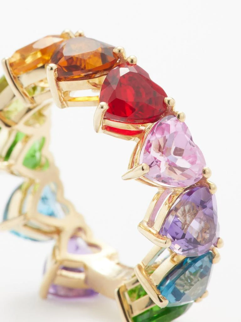 商品Yvonne Léon|Rainbow Heart sapphire & 9kt gold ring,价格¥17010,第3张图片详细描述