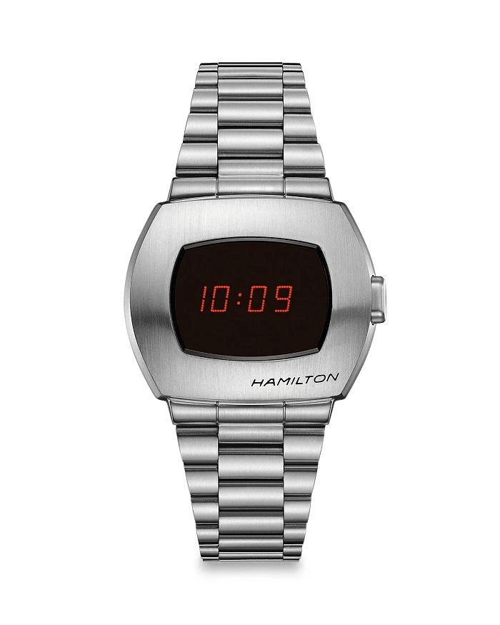 商品Hamilton|PSR American Classic Digital Watch, 40.8mm x 34.7mm,价格¥5918,第1张图片详细描述