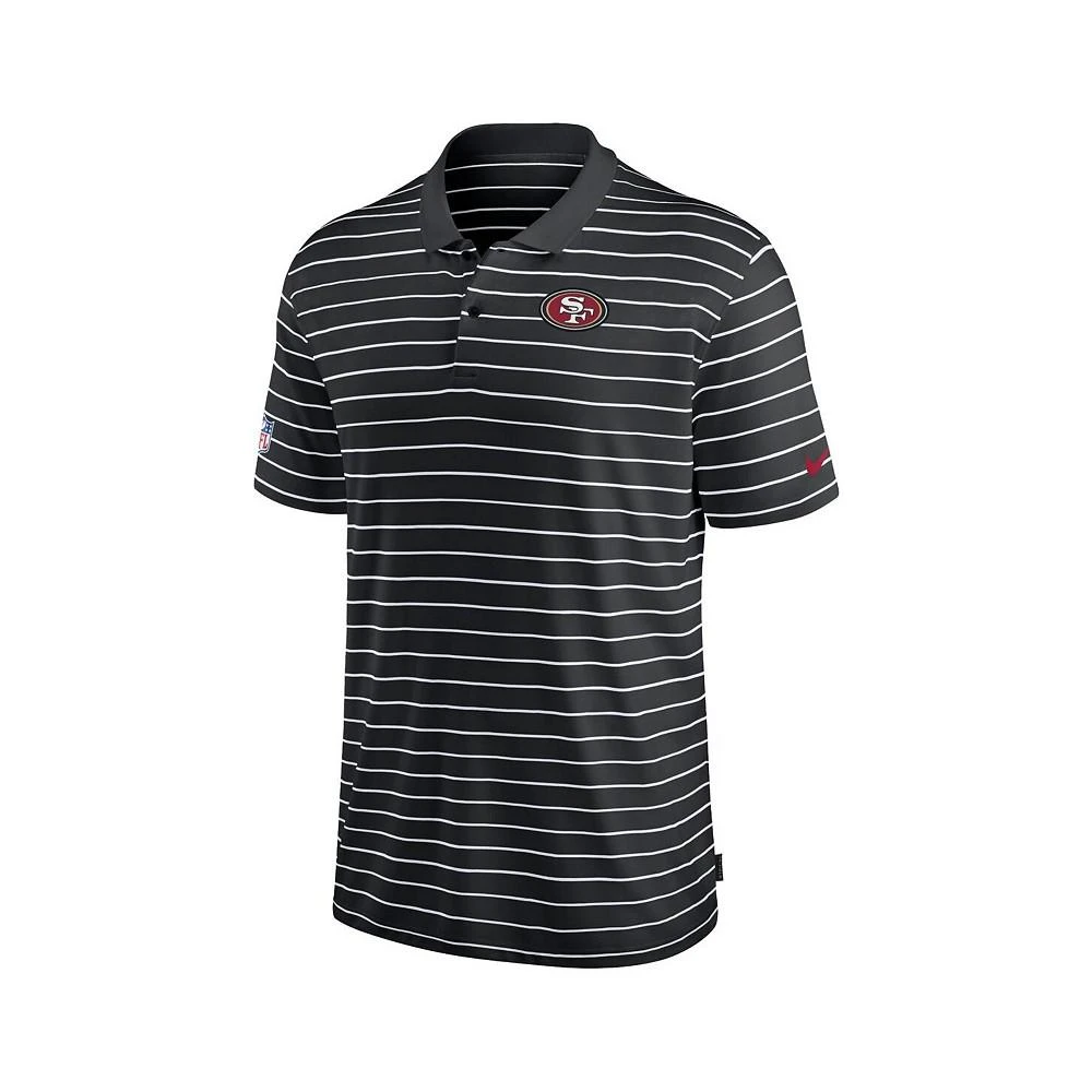 商品NIKE|Men's Black San Francisco 49ers Sideline Lock Up Victory Performance Polo Shirt,价格¥397,第3张图片详细描述