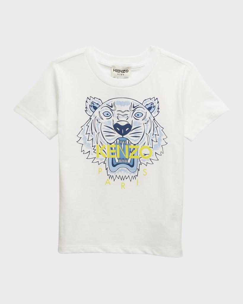 Boy's Classic Tiger Logo T-Shirt, Size 4-5商品第1张图片规格展示