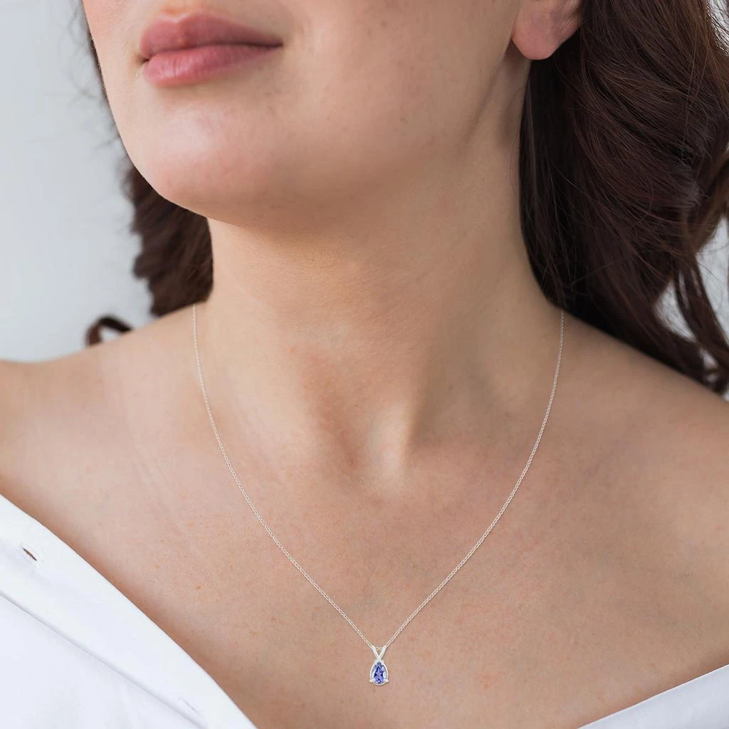 商品SSELECTS|14K  5X3Mm Pear Tanzanite Pendant,价格¥977,第5张图片详细描述