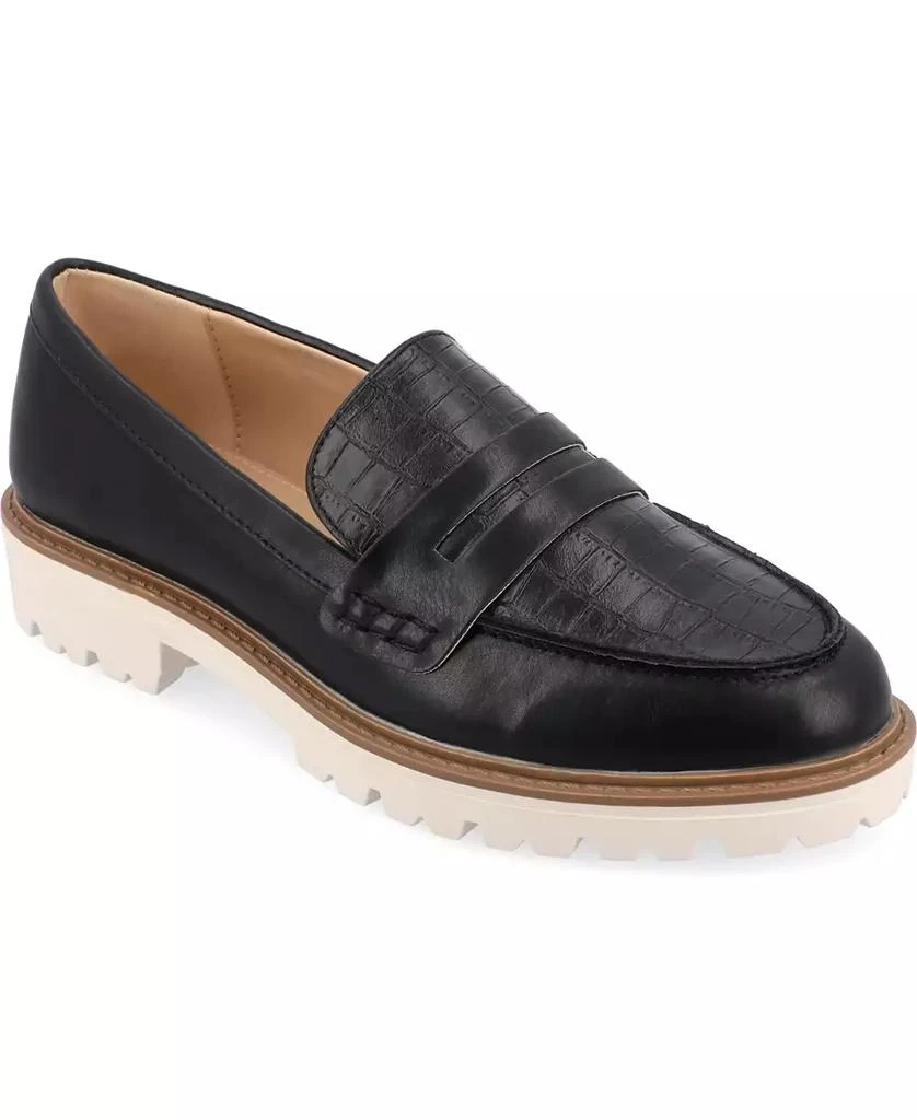 商品Journee Collection|Women's Kenly Lug Sole Loafers,价格¥429,第1张图片