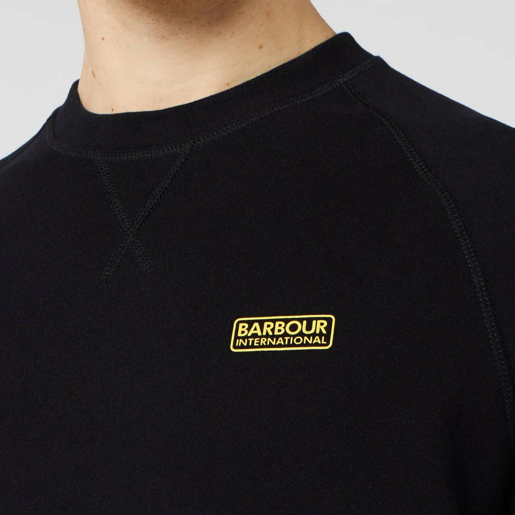 商品Barbour|Barbour International Men's Essential Crew Sweatshirt - Black,价格¥381,第4张图片详细描述