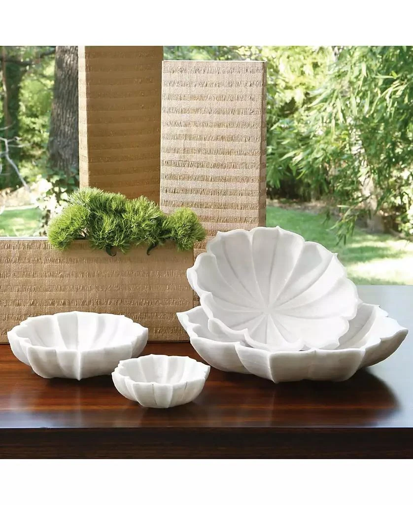 商品Global Views|Marble Petal Bowl Large,价格¥1947,第3张图片详细描述