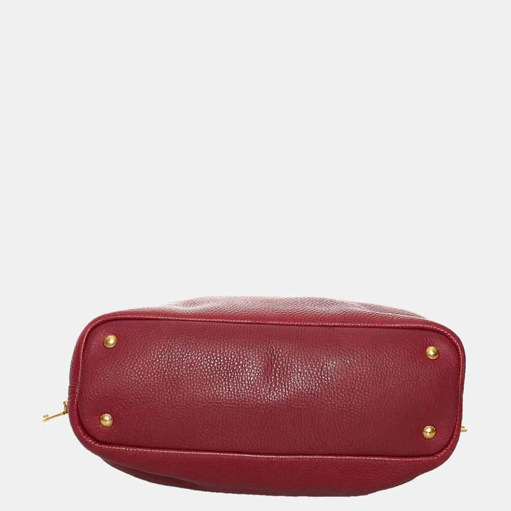 商品[二手商品] Prada|Prada Red Vitello Daino Tote Bag,价格¥4665,第4张图片详细描述