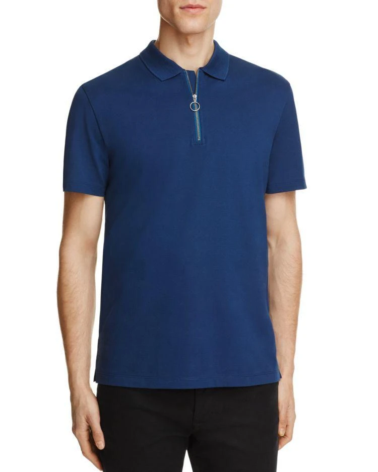 商品Vince|Piqué Zip Placket Slim Fit Polo Shirt,价格¥497,第1张图片