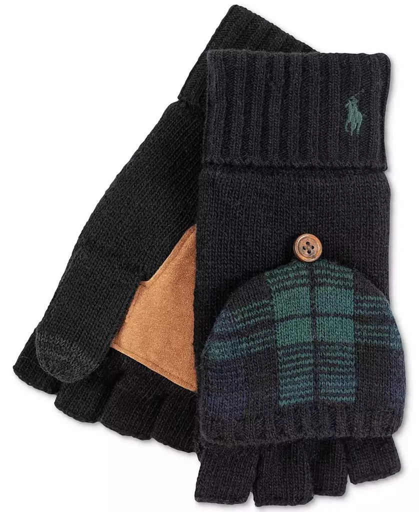 商品Ralph Lauren|Men's Tartan Mitt Convertible Gloves,价格¥383,第1张图片