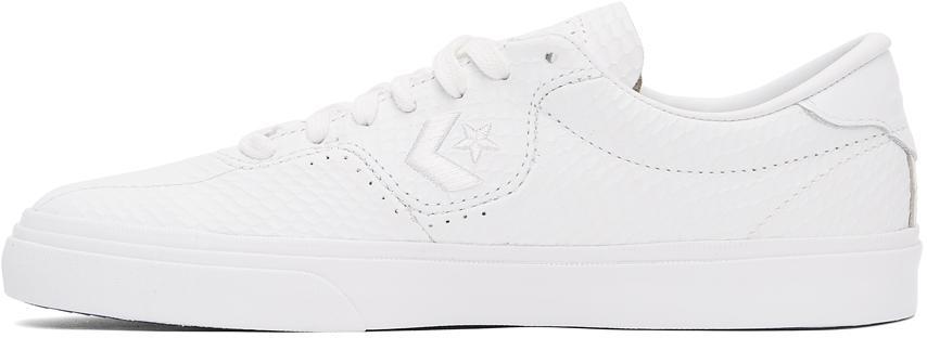商品Converse|White Leather 'Heart Of The City' Louie Lopez Pro Sneakers,价格¥632,第5张图片详细描述
