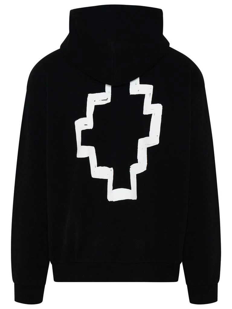 商品Marcelo Burlon|Marcelo Burlon County Of Milan Logo Printed Drawstring Hoodie,价格¥1500,第2张图片详细描述