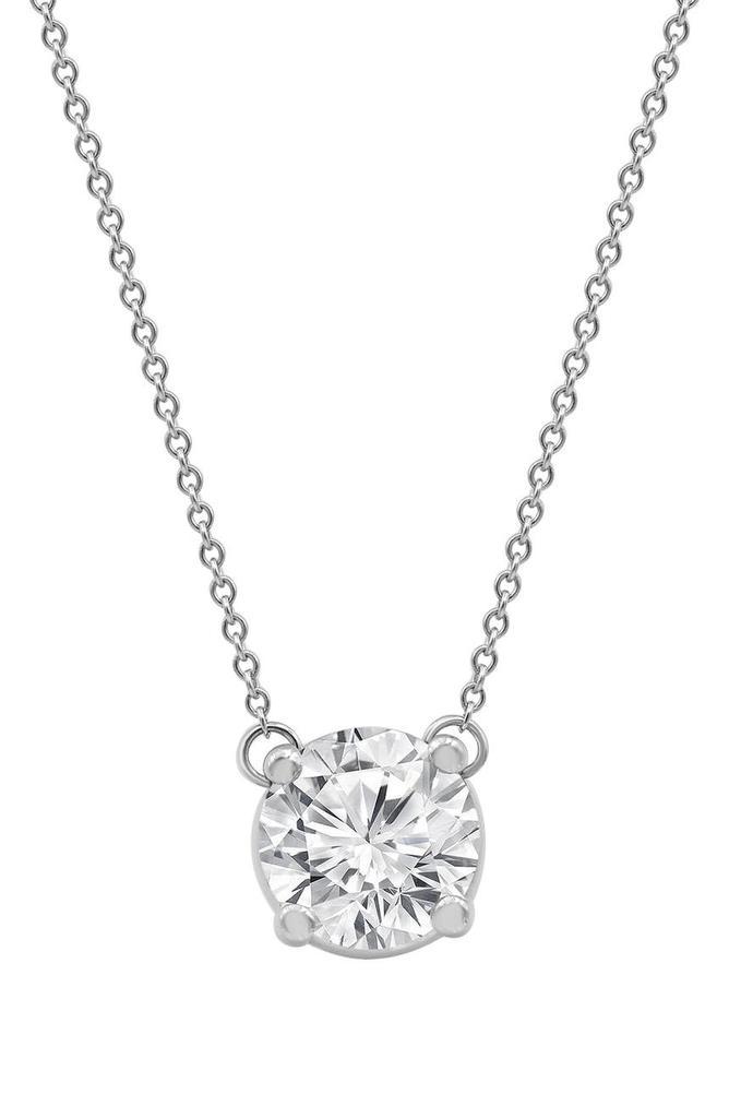 商品Badgley Mischka|Badgley Mischka 14k White Gold Lab-Grown Diamond Round Necklace - 2.25 ctw,价格¥35863,第1张图片