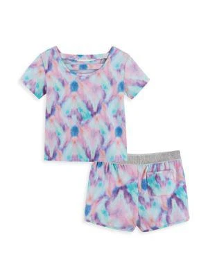 商品Andy & Evan|Little Girl's 2-Piece Twist T-Shirt & Shorts Set,价格¥121,第2张图片详细描述