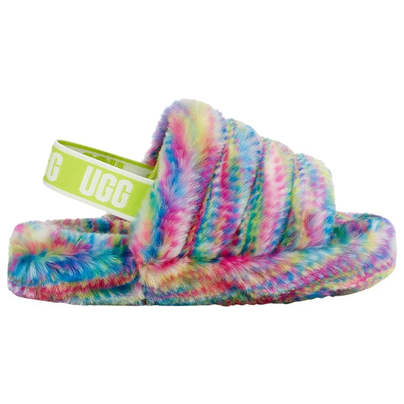 商品UGG|UGG Fluff Yeah Pixelate Boots - Girls' Toddler,价格¥155,第1张图片