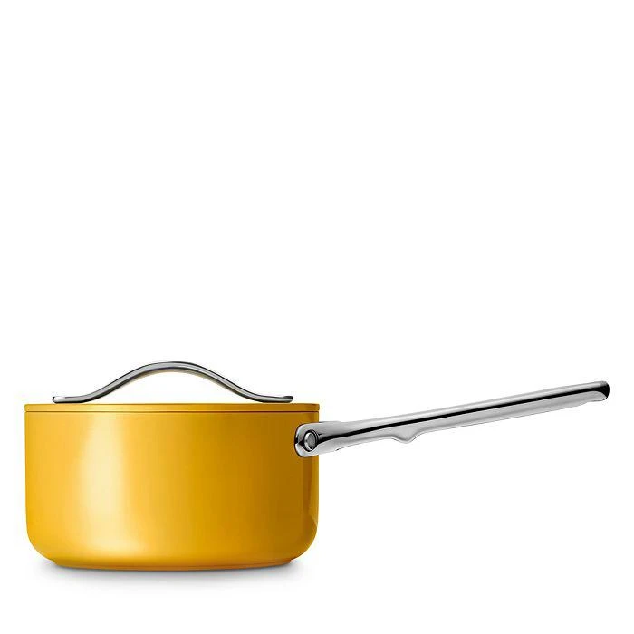 商品Caraway|Nonstick Ceramic Mini Fry Pan & Mini Sauce Pan Set with Rack,价格¥1514,第3张图片详细描述