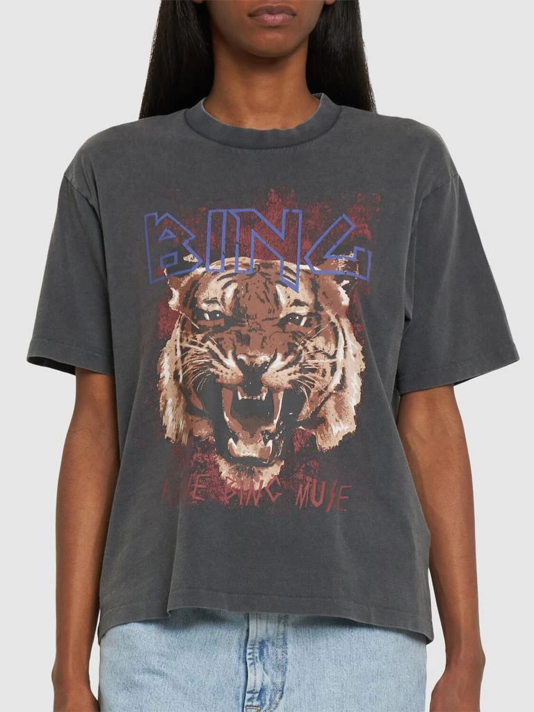 商品ANINE BING|Tiger Printed T-shirt,价格¥774,第2张图片详细描述