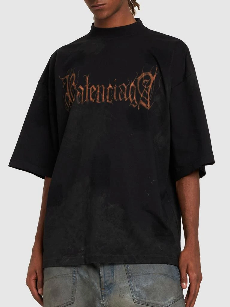 商品Balenciaga|Cotton Jersey T-shirt,价格¥7096,第2张图片详细描述