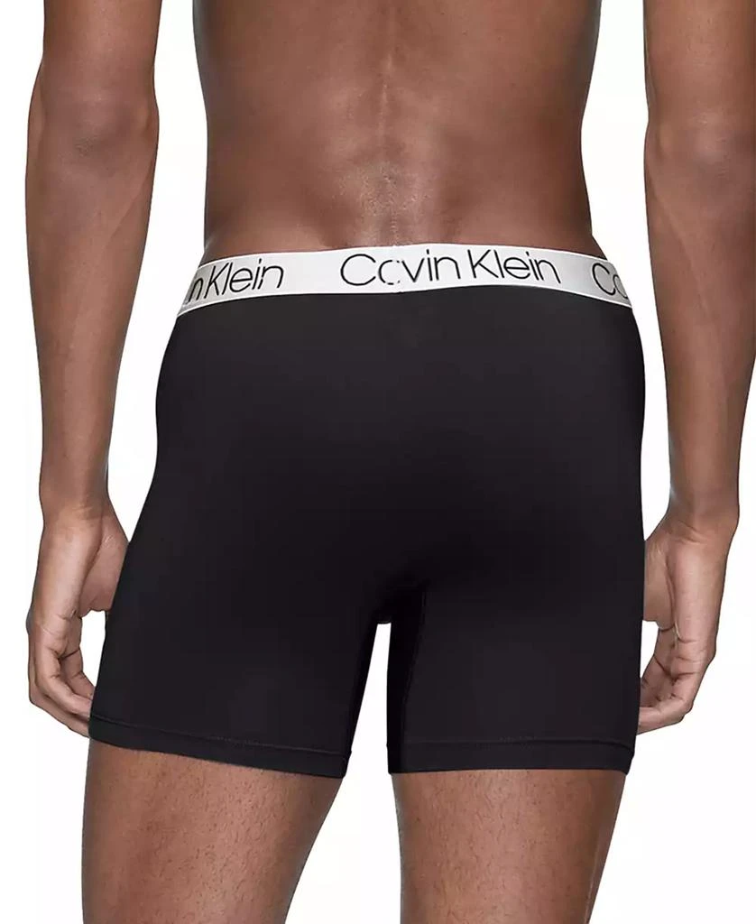 商品Calvin Klein|Men's 3-Pack Chromatic Microfiber Boxer Brief Underwear,价格¥185,第3张图片详细描述