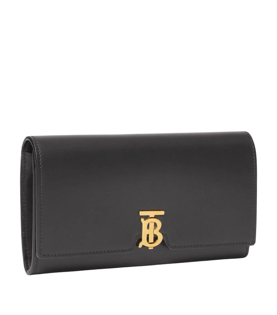 商品Burberry|Leather TB Monogram Continental Wallet,价格¥4718,第5张图片详细描述