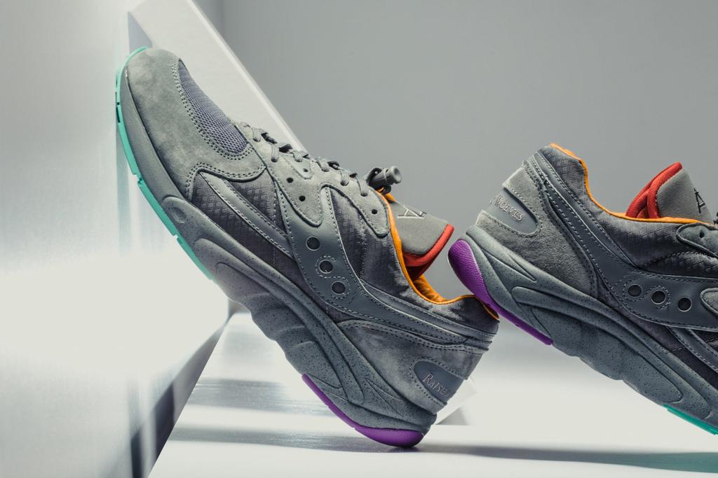 Saucony Originals X Raised by Wolves AYA "Asphalt Jungle" - Grey/Multi商品第6张图片规格展示