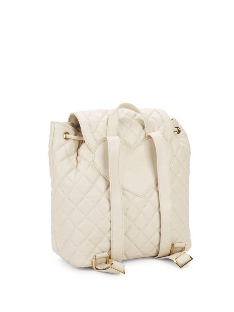 商品Moschino|Quilted Drawstring Backpack,价格¥983,第4张图片详细描述