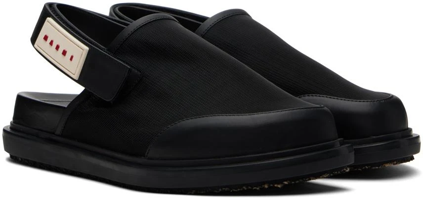 商品Marni|Black Back Strap Mules,价格¥1578,第4张图片详细描述