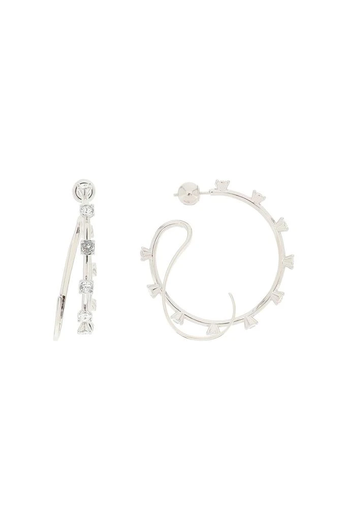 商品Panconesi|Panconesi crystal mini upside down hoops,价格¥1297,第1张图片