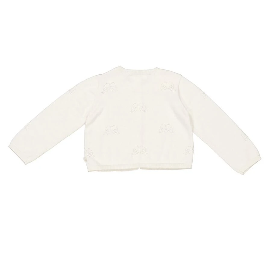 商品Marie Chantal|Infant Pointelle Angel Wing Cardigan,价格¥110,第2张图片详细描述