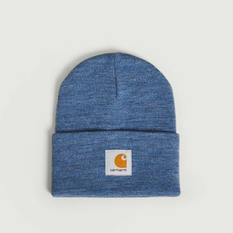 商品Carhartt|Acrylic Watch beanie in stretchy ribbed fabric Storm Blue Heather Carhartt WIP,价格¥125,第1张图片