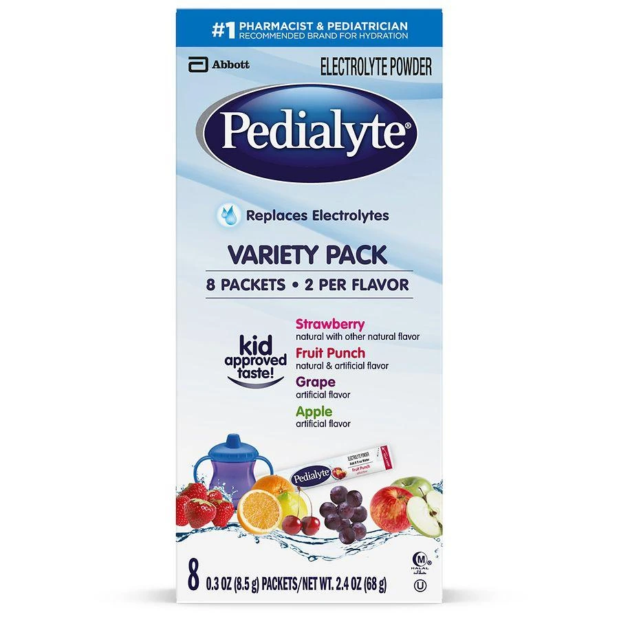 商品Pedialyte|Electrolyte Powder Packets Variety,价格¥82,第1张图片