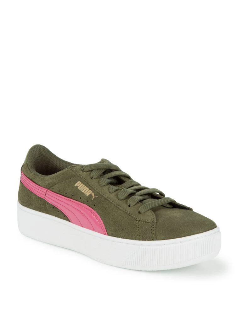 商品Puma|Vikky Platform Suede Sneakers,价格¥393,第1张图片