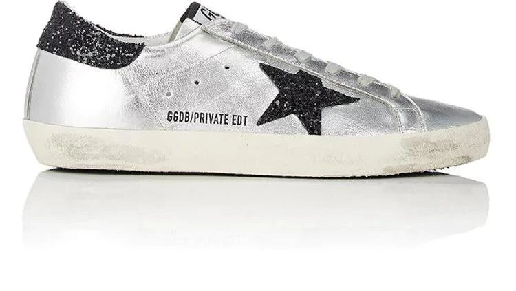 商品Golden Goose|女士 Superstar 金属面全皮休闲鞋,价格¥1541,第1张图片