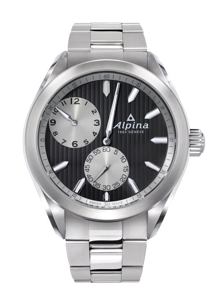 商品Alpina|Regulator Hand Wind Black Dial Men's Watch AL-650BSS5E6B,价格¥5230,第1张图片