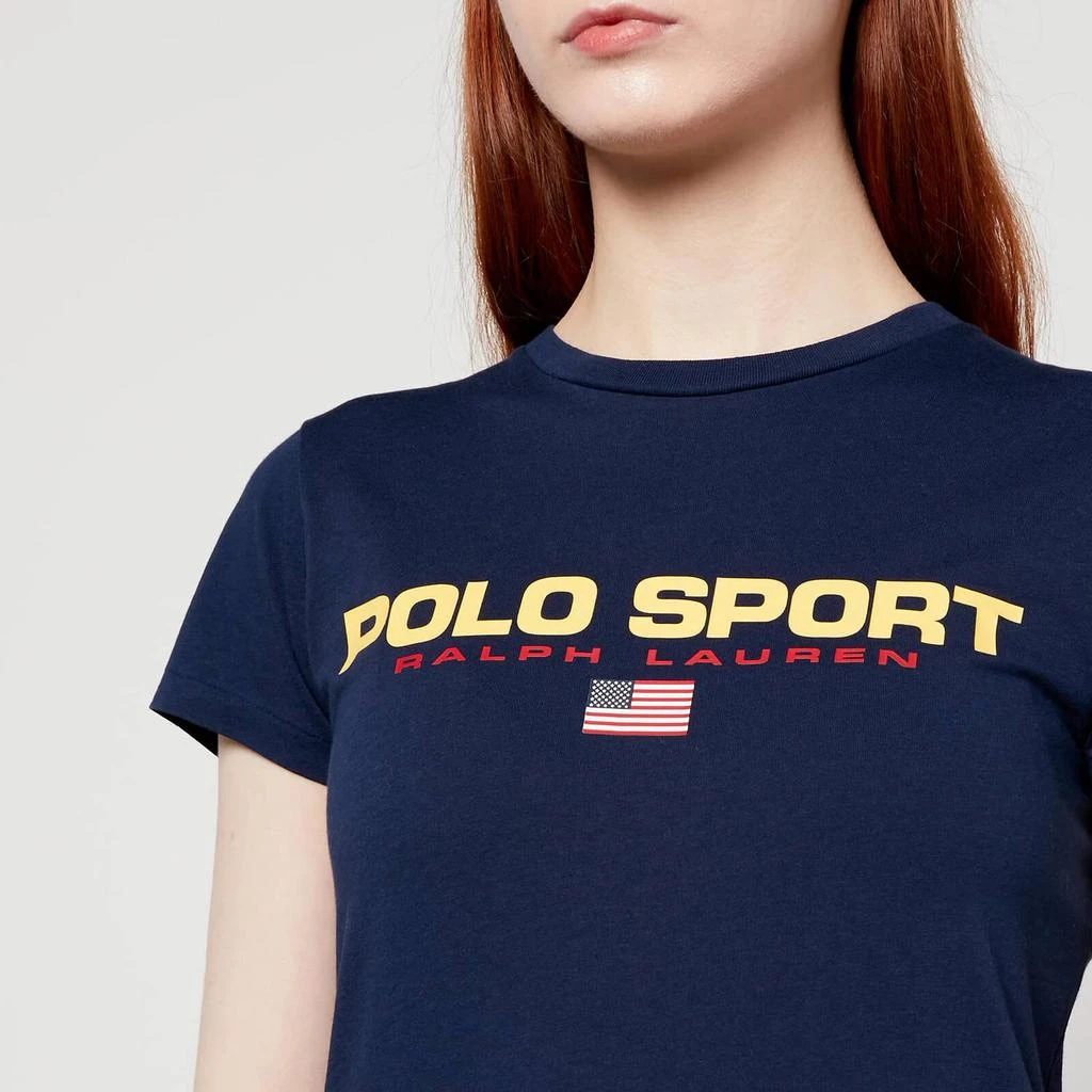 商品Ralph Lauren|Polo Ralph Lauren Women's Polo Sport T-Shirt - Newport Navy,价格¥252,第4张图片详细描述