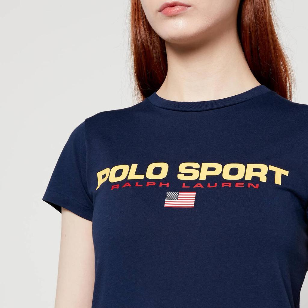 商品Ralph Lauren|Polo Ralph Lauren Women's Polo Sport T-Shirt - Newport Navy,价格¥294,第6张图片详细描述