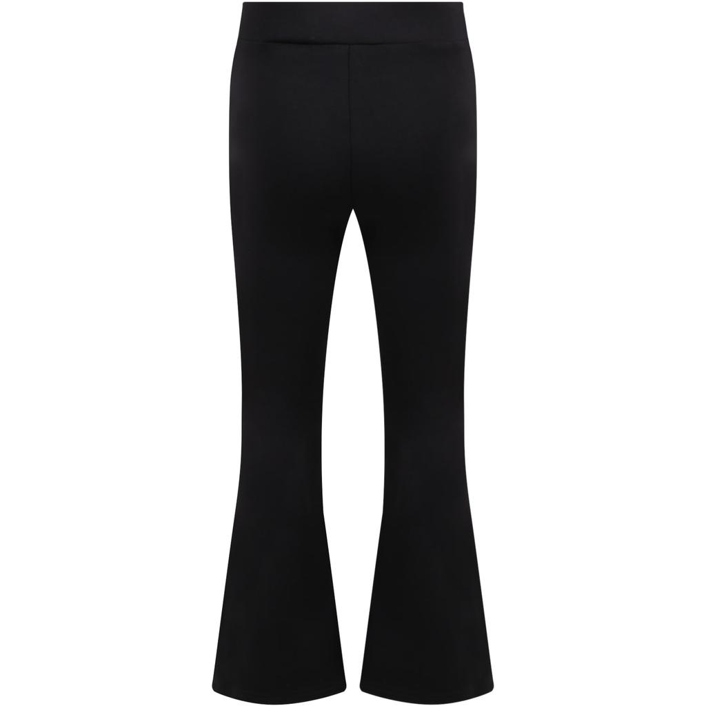 Calvin Klein Jeans Black Leggings Pour Fille Avec Logo Blanc商品第4张图片规格展示