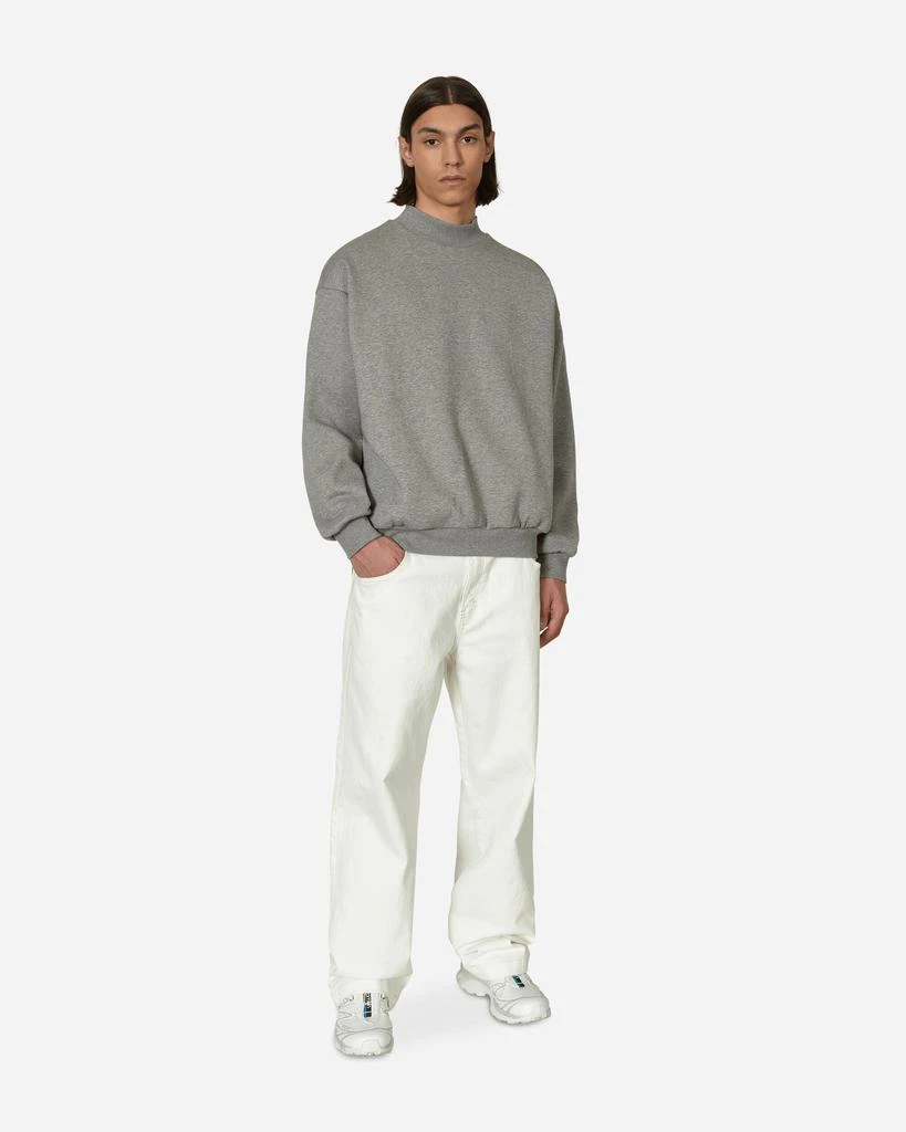 商品Adidas|Basketball Heather Crewneck Sweatshirt Grey,价格¥346,第4张图片详细描述