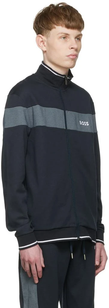 商品Hugo Boss|Navy Cotton Jacket,价格¥670,第2张图片详细描述