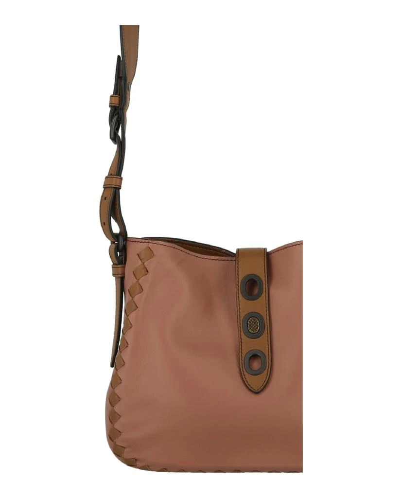 商品Bottega Veneta|Two-Tone Leather Shoulder Bag,价格¥5409,第3张图片详细描述