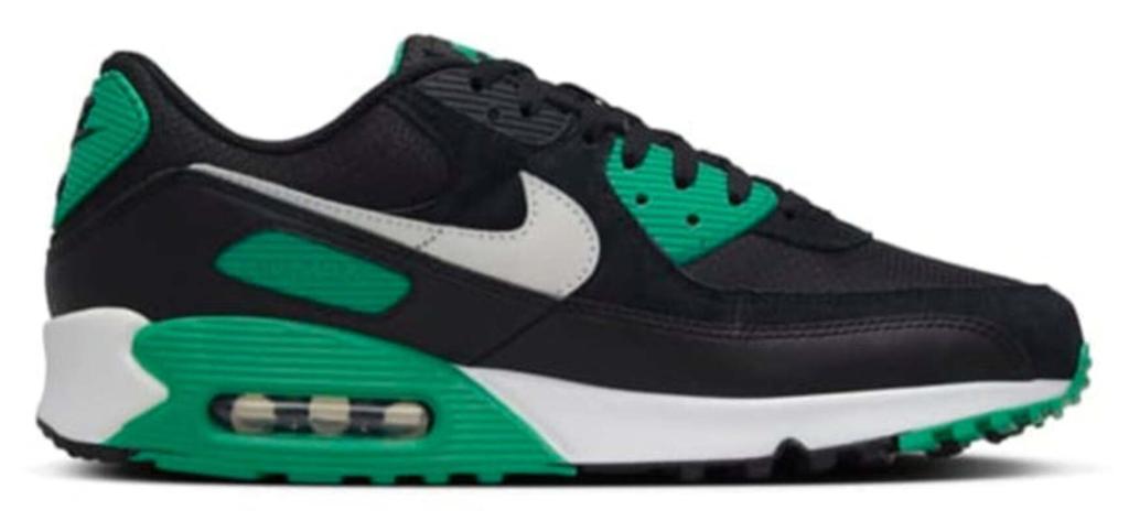 nike air max 90 black and green