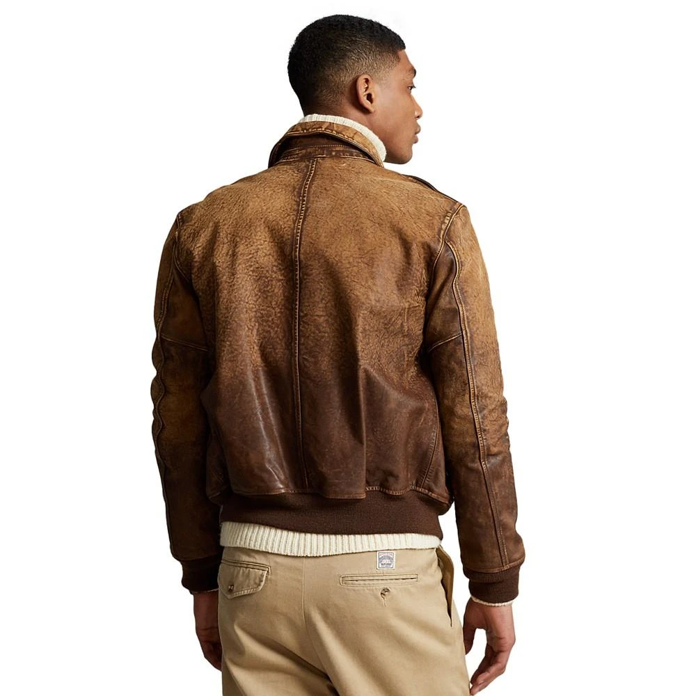 商品Ralph Lauren|Men's Leather Flight Jacket,价格¥5572,第2张图片详细描述