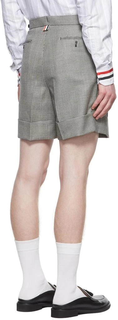 商品Thom Browne|SSENSE Exclusive Black & White Wool Shorts,价格¥4176,第3张图片详细描述