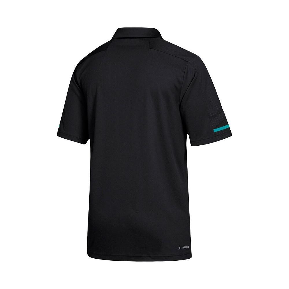 商品Adidas|Men's Gray San Jose Sharks Game Day climalite Polo Shirt,价格¥559,第4张图片详细描述