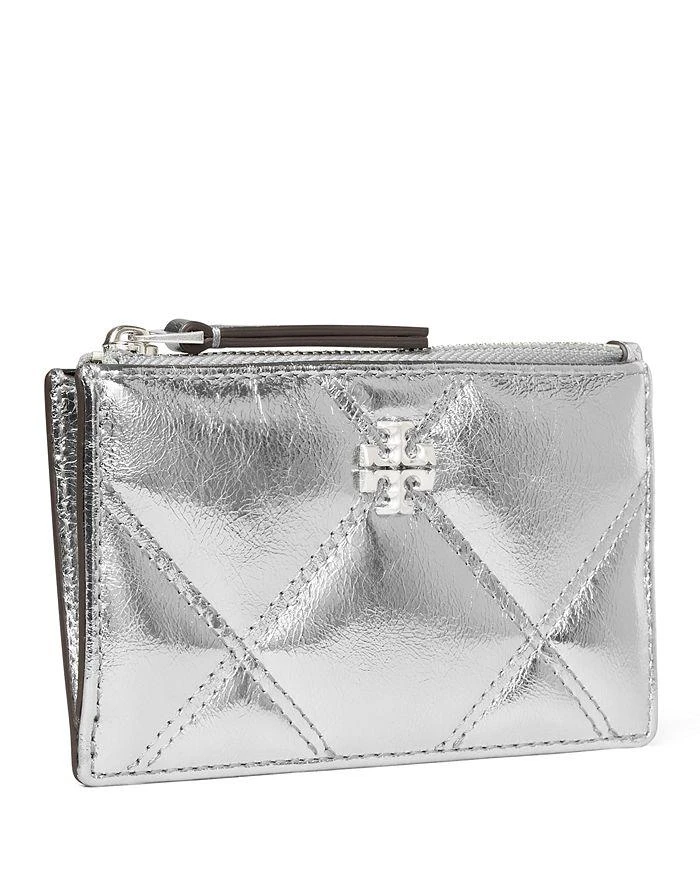 商品Tory Burch|Kira Metallic Diamond Quilt Zip Card Case,价格¥659,第2张图片详细描述
