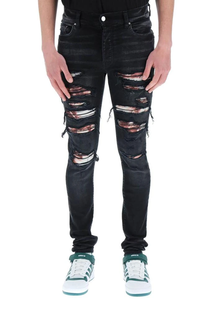 商品AMIRI|Amiri tie-dye bandana thrasher jeans,价格¥6104,第2张图片详细描述