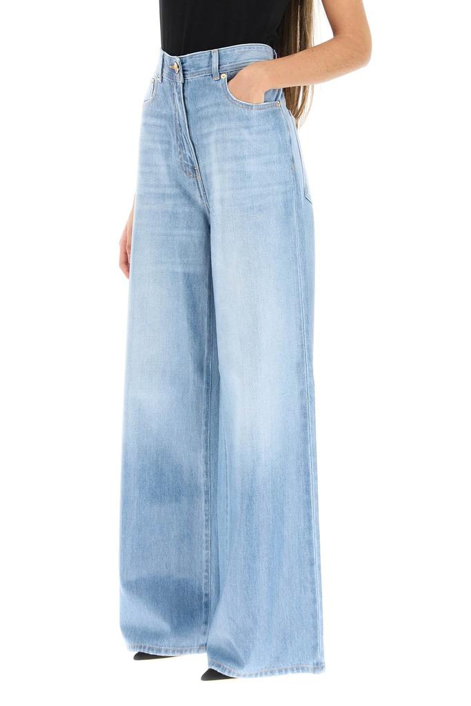 Versace glossy-effect wide-leg jeans商品第4张图片规格展示