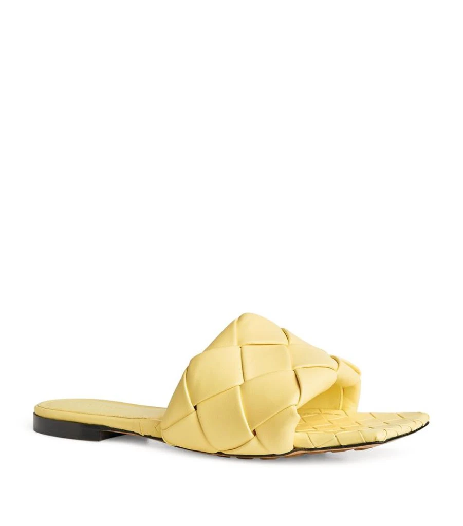 商品Bottega Veneta|Quilted Leather Lido Flat Sandals,价格¥10702,第4张图片详细描述