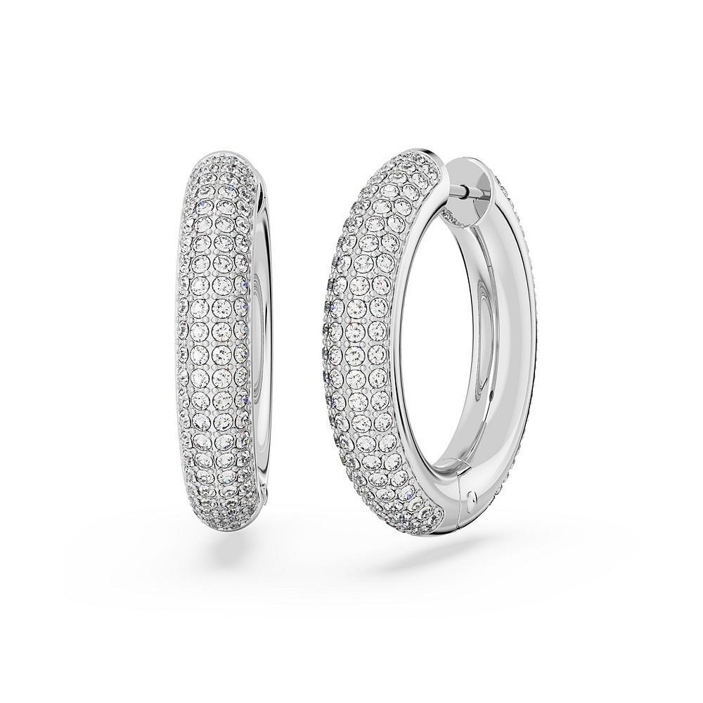 商品Swarovski|Crystal Pave Dextera Hoop Earrings,价格¥1324,第4张图片详细描述